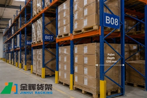 Cách chọn độ sâu giá đỡ pallet phù hợp cho kho của bạn